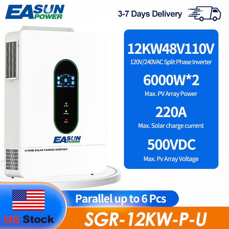 Grid Tie Inverter Limiter 2000W - EASUN POWER US 12KW 12000W Split-Phase