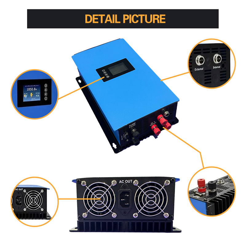 1000 W 2000 W Wind Power Grid  – Grid Tie Inverter Limiter 2000W Bewertung und Preis