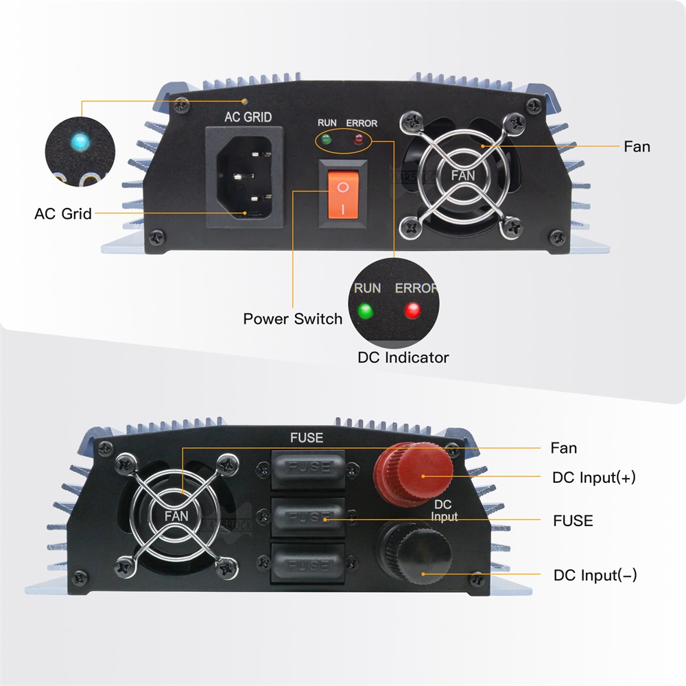 1000-1400W Netzgekoppelter Mik – Micro Inverter 1400W Solar Grid Tie Bewertung und Preis